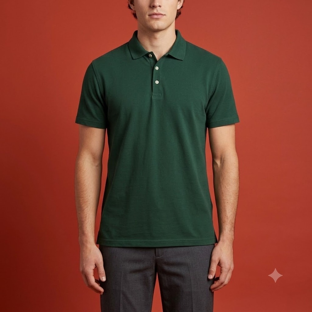 Outer Banks Cool Dri Polo Shirt Mens Large Green Short Sleeve Performance